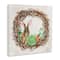 Stupell Industries Spring Easter Wreath Canvas Wall Art